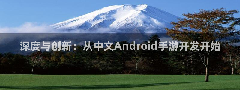 三牛娱乐登录：深度与创新：从中文Android手游开发开始