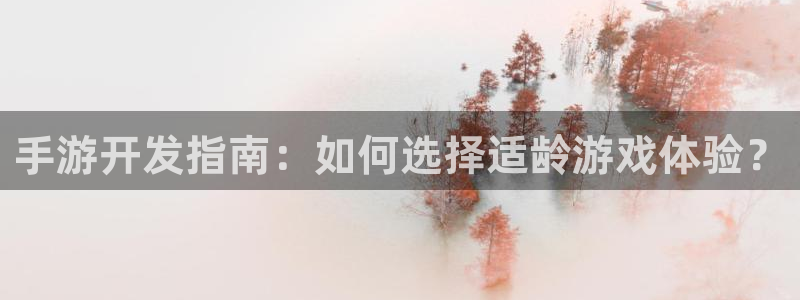 三牛公司：手游开发指南：如何选择适龄游戏体验？